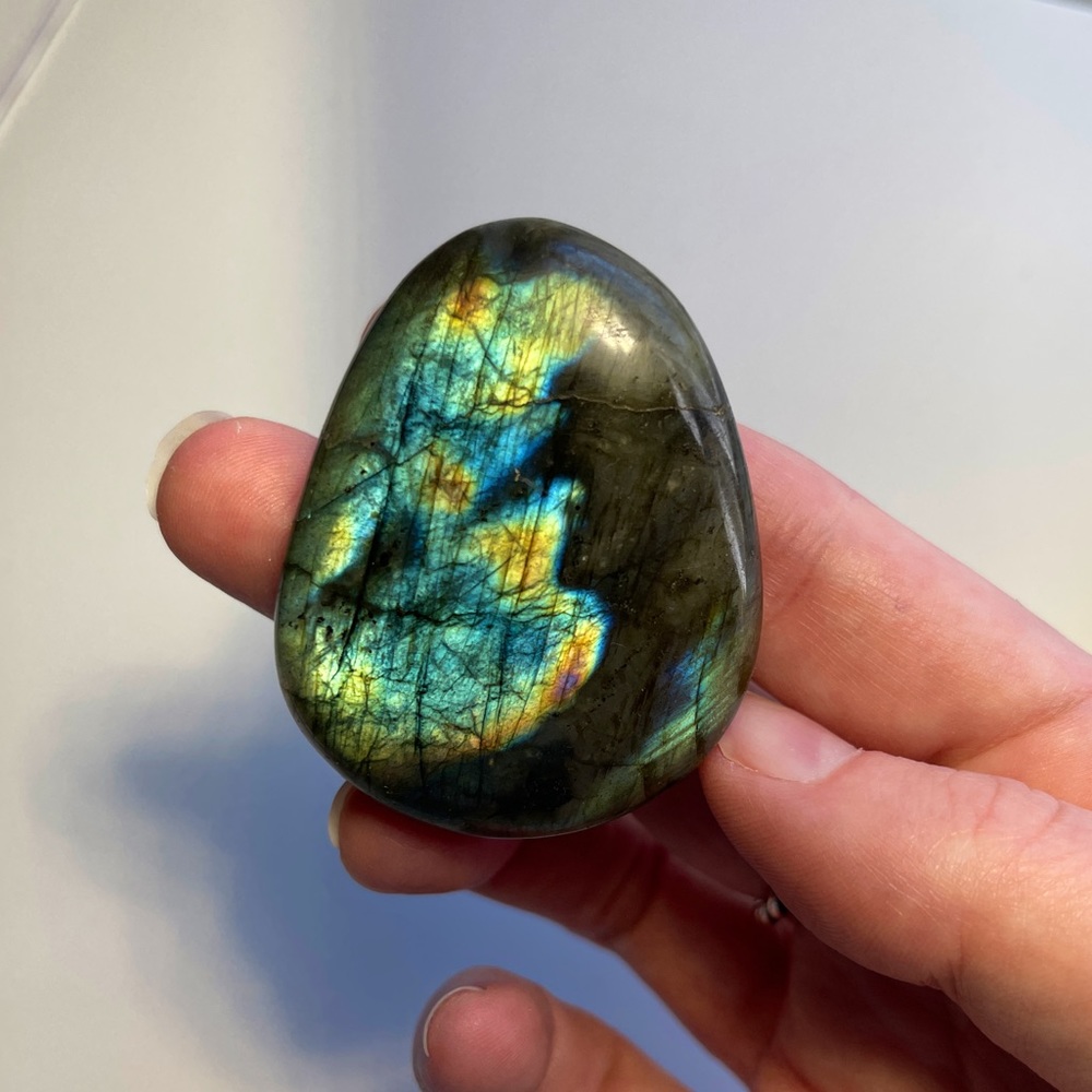 Labradorite Palm Stone